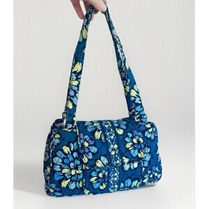 Vera Bradley Indigo Pop Quilted Shoulder Tote Bag – Retired Pattern